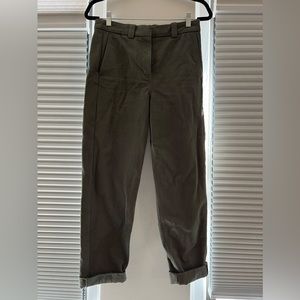 COS army green pants size 4